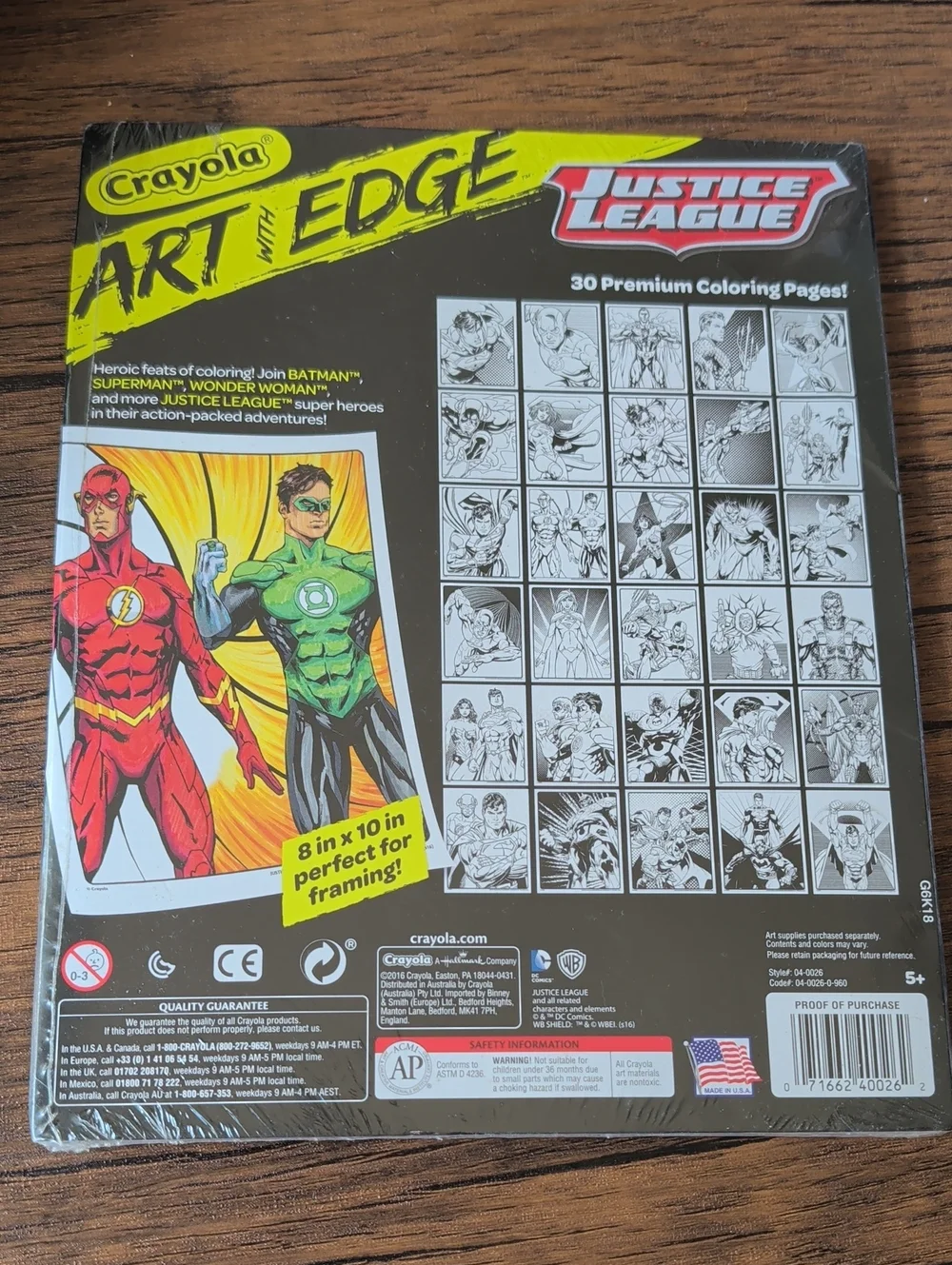 Crayola Art With Edge Justice League 30 Premium Coloring Pages New